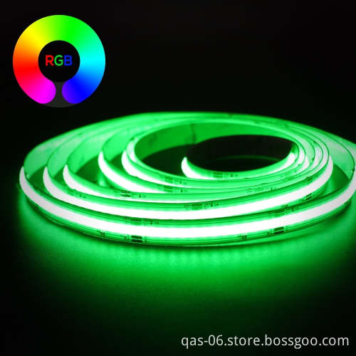 DC12/24V 840LED/M RGB COB LED Strip - Indoor & Outdoor Waterproof Lighting Solution